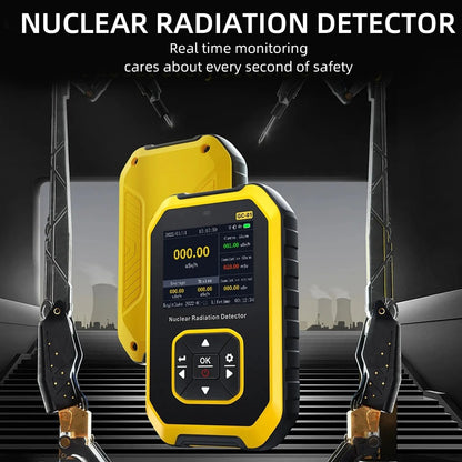 Geiger Counter Nuclear Radiation Detector Radiation Dosimeter With LCD Display, Portable Handheld Beta Gamma X-ray Radiation Monitor Meter, Perfect To Birthday Father'S Day Gift
