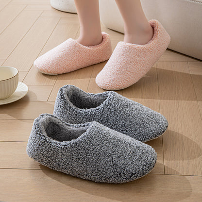 Casual Plush Women's Slippers Home Luxury Designer Woman Shoes Flat Winter Indoor Ankle Boots Trend Slides Elegant Footwear Soft