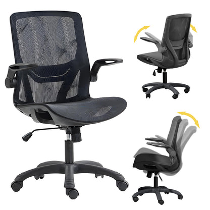 Ergonomic Executive Computer Chair High-Back Home Office Chair with Breathable Nylon Mesh Lift Chair Swivel Chair