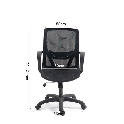Ergonomic Executive Computer Chair High-Back Home Office Chair with Breathable Nylon Mesh Lift Chair Swivel Chair