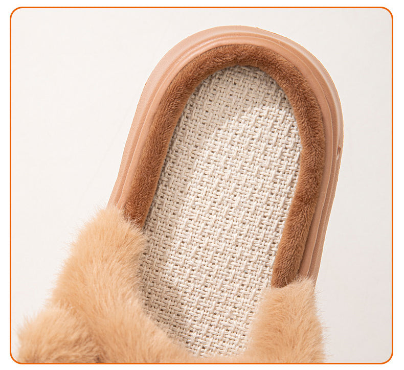 Hemp Cartoon Women's Slippers Home Flats Casual Spring Summer Luxury Designer Woman Shoes Fashion Indoor Platform Slides Soft