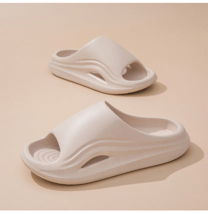 EVA Platform Slippers Women Home Brand Luxury Design Summer Shoes Couple Bathroom Indoor Outdoor Beach Slides Men Soft Non-Slip
