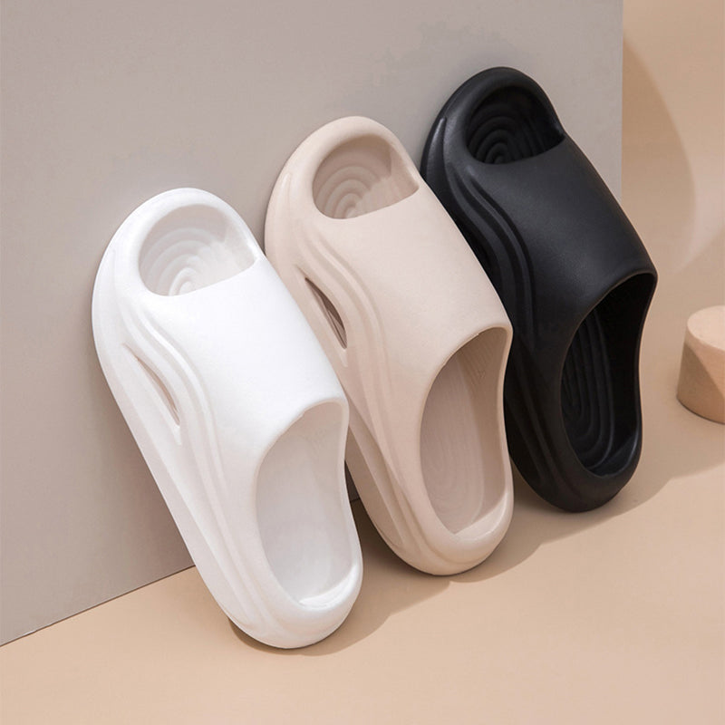 EVA Platform Slippers Women Home Brand Luxury Design Summer Shoes Couple Bathroom Indoor Outdoor Beach Slides Men Soft Non-Slip