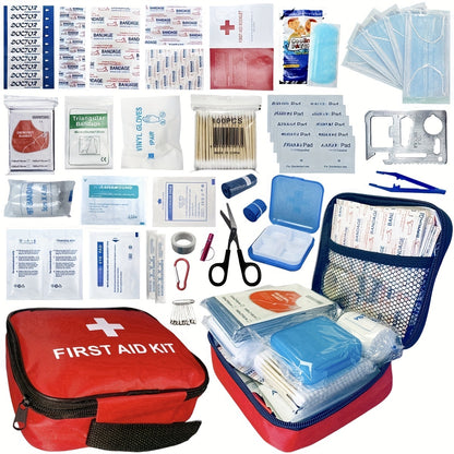 344/738/1030pcs In One Multifunctional Portable Emergency Kit, Suitable for Family, School, Car, Travel, Outdoor Exploration, Essential for Preventing Emergencies, And The Thoughtful First Choice Gift for Family And Friends!
