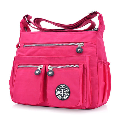 Women's Single Shoulder Crossbody Bag Lightweight Nylon Cloth Bag Casual Women's Bag