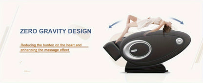 Massage Chair Recliner With Zero Gravity, Full Body Massage Chair With Heating, Built-in Speaker & Touch Screen, Air, Foot Roller - Ideal Christmas Gifts For Men And Women, Electronic Neck And Back Massager