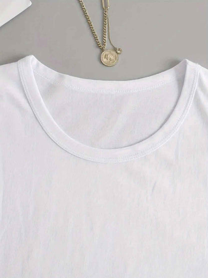 Women's PSALM 23 Print Long Sleeve Round Neck T-Shirt - Sporty Casual Style, Soft & Breathable for Autumn/Winter, 95% Polyester 5% Spandex 180g, Exquisite Printing, Stylish Minimalist Design, Vibrant Comfort