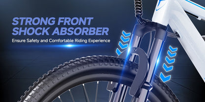 Victor 26" Electric Bike for Adults, Electric Mountain Bike with 36V 10.4Ah Removable Battery, Cheap And E-Bike for Men & Women, Suitable for Commuting Exercise, Meeting Complex Terrain Riding Needs And Enjoying Leisure Time