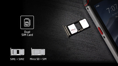 Unihertz Atom L 6GB+128GB, Rugged Unlocked Smartphone Android 11 Fast Charging 48 MP Camera 4300mAh Fingerprint Dual Sim NFC