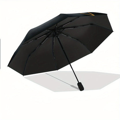 Automatic Folding Umbrella Golden Eye of Horus design. Portable collapsible design, casual outdoor accessory, for all seasons, Christmas birthday festival gift
