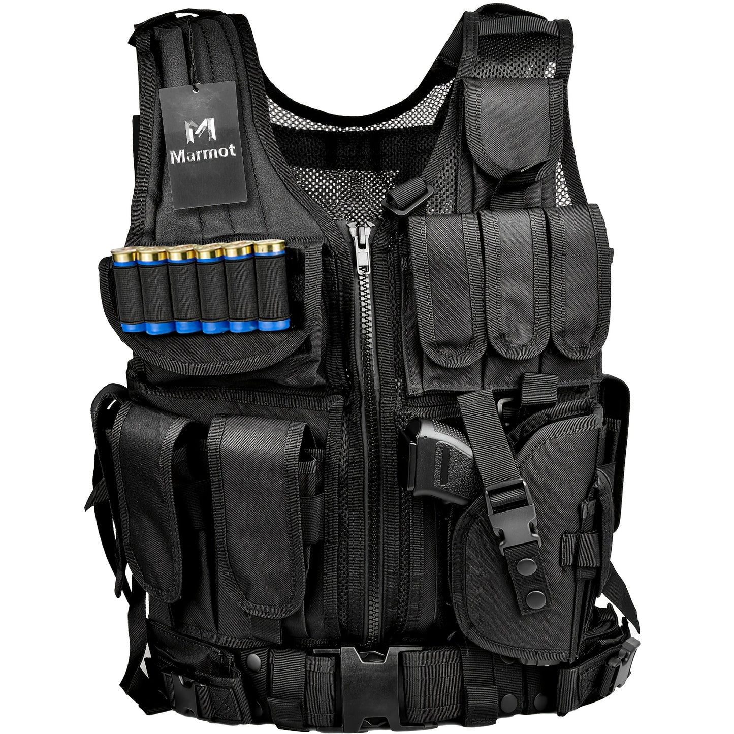 Marmot Upgrade S-XXXXL Tactical Vest 1000D Nylon With Detachable Belt & Subcompact/Compat/normal Pocket