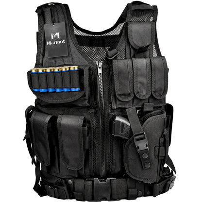 Marmot Upgrade S-XXXXL Tactical Vest 1000D Nylon With Detachable Belt & Subcompact/Compat/normal Pocket