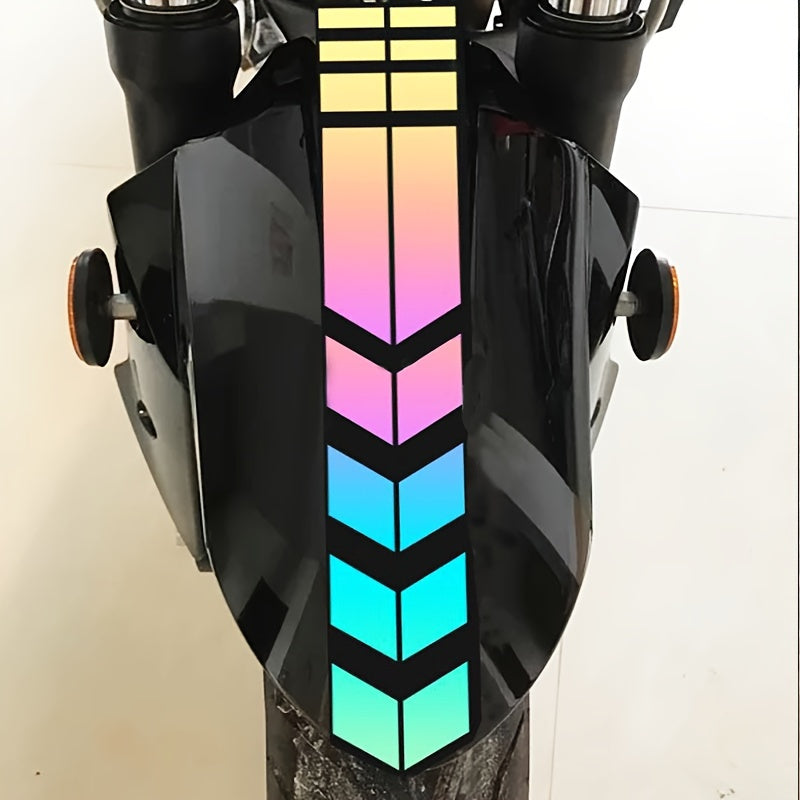 Nighttime Reflective Warning Sticker for Electric Bikes, Motorcycles, and Cars - Waterproof, Sunproof, Self-Adhesive Label