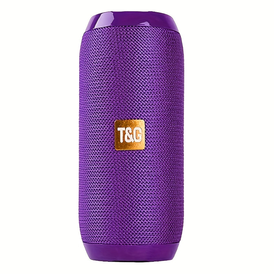 TG117 Portable Wireless Speaker, IPX4, TWS Stereo, Compatible With FM TF USB Insertion Card, Connected To Phone/tablet/TV, Wireless Portable Audio, Electronic Products, Birthday Party Gifts, Thanksgiving, Christmas Gifts