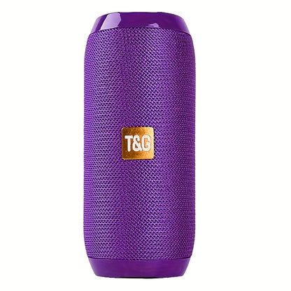 TG117 Portable Wireless Speaker, IPX4, TWS Stereo, Compatible With FM TF USB Insertion Card, Connected To Phone/tablet/TV, Wireless Portable Audio, Electronic Products, Birthday Party Gifts, Thanksgiving, Christmas Gifts