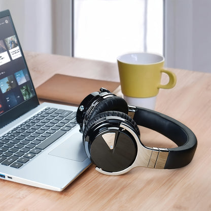 Active Noise Cancelling Wireless Headphones, 30H Playtime, with Microphone, Deep Bass, 30 Hours Playtime