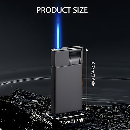 1pc/5pcs Set of Lighters, Butane Lighters, Windproof Lighters, Straight Blue Flame Lighters, Portable Lightweight Lighters, Refillable, Suitable for Outdoor Camping, Barbecue, Hiking, Precise Ignition, Household/Wedding/Party