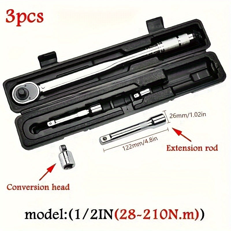 NEW Torque Preset Torque Wrench Multifunctional Multipurpose Torque Tool Kit for Mobile Phone Repair and Auto Repair, Portable Torque Wrench, Mobile Phone Repair Tool, Sleek Metallic Finish, Robust Construction