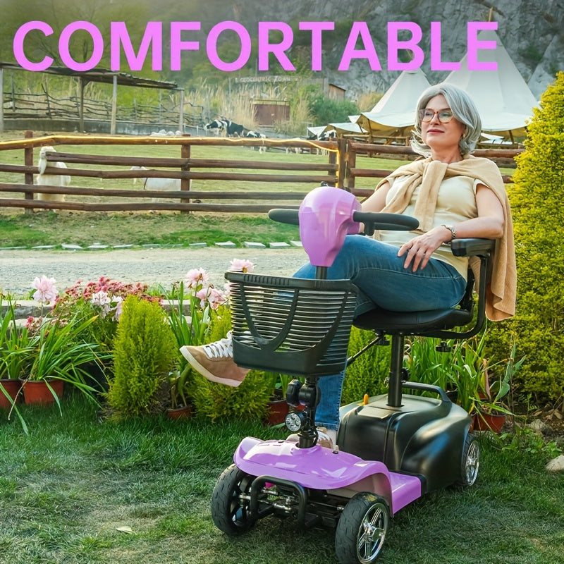 SAY YEAH Foldable Electric Scooter Has A 250W Motor, 12V/12.7Ah Battery, 15-16 Mile Range, And 5-7 Mph Top Speed. It Includes Puncture-proof Tires, Supports 270 Lbs, And Comes With A Charger And Phone Mount. Suitable For The