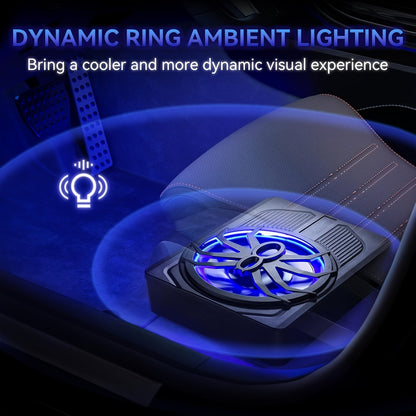 10-inch Spider Subwoofer with 800W Built-in Amplifier | LED Blue Light, High/Low Level Input, -fit Enclosure for Car/Truck Audio