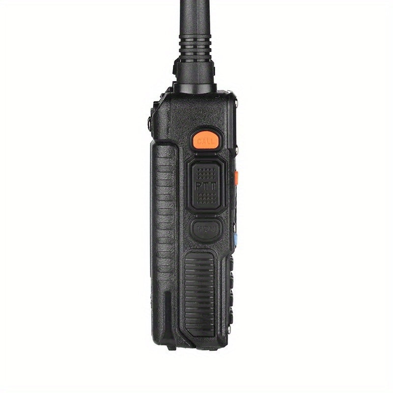 BAOFENG Upgraded UV-5R Dual Band 10 Km Long Range Two-Way Radio BF-UV5RT FM Transceiver Suitable for Car Driving, Outdoor Camping, Wilderness Hunting etc, Without Battery