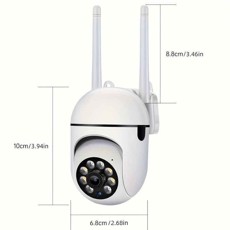 [ Hot Selling Set ] YI IoT 6pcs Security Camera Set 1080P HD+360 ° Panoramic Two-way Voice+full-color Night Vision USB Plug And Play Motion Detection+sound And Light Alarm Pet/home Monitoring