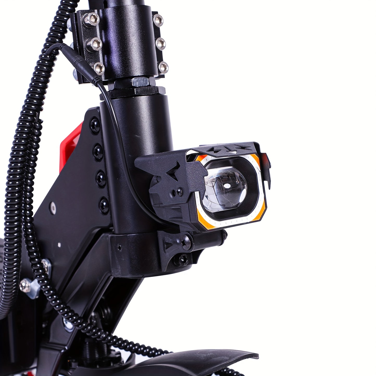 Folding Electric Scooter for Adults with 10" Off-Road Tires, Long-Range 48V18Ah Battery, Dual Braking & Shock Absorption, Supports 264.55LB Load, Portable Mobility, Urban Commuting, Sleek Mobility, Compact Design, Highperform