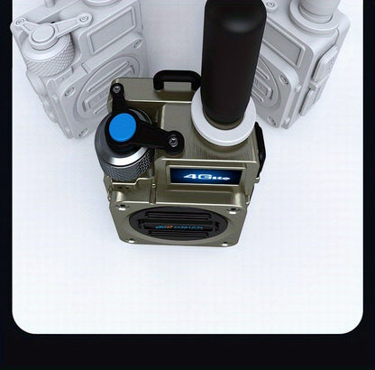 Omi Smart M6 Card Slot Global Intercom, Unlimited Distance 5000km Call Range, Metal Body, Shockproof and Drop-Resistant, HD Blue Screen, 5-Day Long Standby, 8K Intelligent Noise-Cancelling Speaker, Mini Design, Offroad Commun