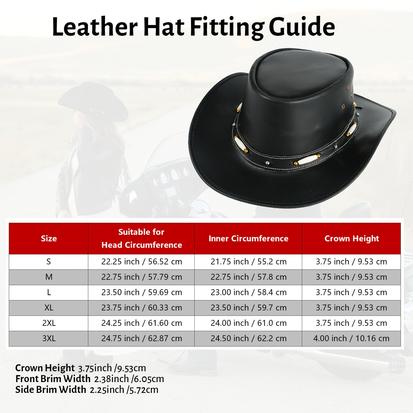 SideWinder Australian Cowboy Genuine Leather Hat Unisex Adult for Men And Women Shapeable Outback Western Style Wide Brim, Festival Unisex Outdoor Accessory, High Quality &, Stitching, Lightweight Top-Grain Genuine Leather, A