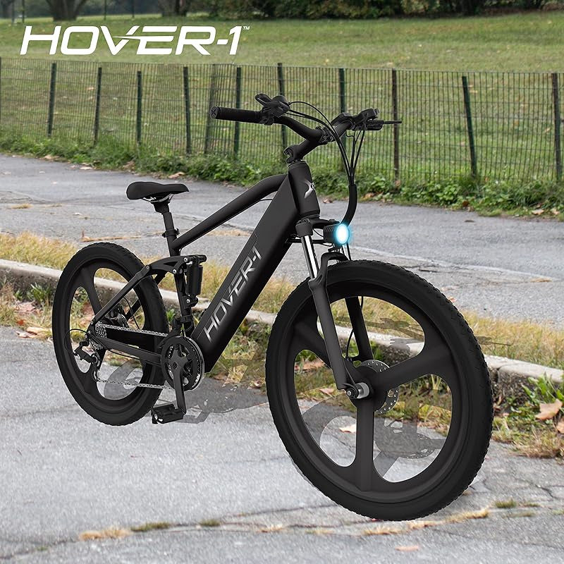 Hover-1 Instinct Electric Bike with 350W Motor, 18 mph Max Speed, 26” Tires, and 40 Miles of Range E Bike for Adults & Teens