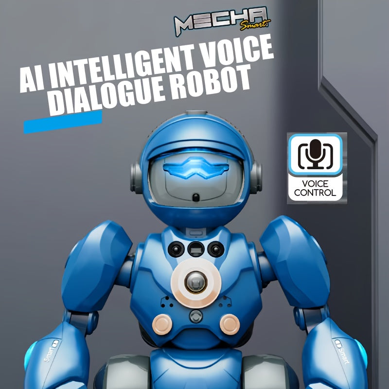 RC Robot Toy for Kids Remote Control Robot Toy, Smart Gesture Sensing Rechargeable & Programmable Robot Walking Dancing Singing Voice conversation Chirstmas Gift for Boys Girls