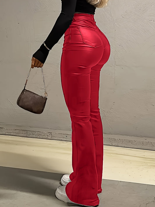 Directional Women'S Coated Flared Jeans