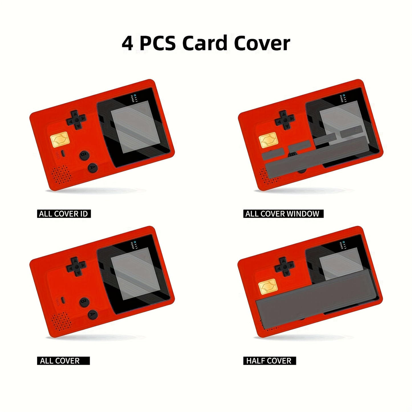 4pcs Credit Card Ultra-thin Skin Vinyl No Residue Stickers Suitable For Credit Card Debit Card Transportation Card Key Card Skin