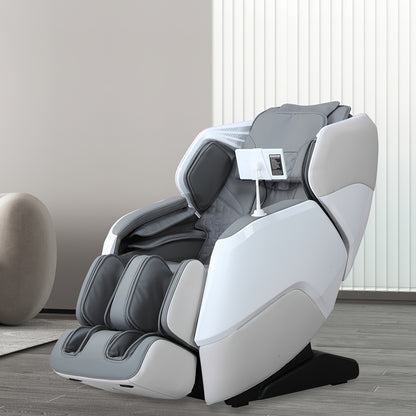Three Colors Black, Beige, And Gray 4D & 2D Dual-Mechanism Massage Chair Full Body 2025 4D Massage Chair Full Body Zero Gravity Massage Chair With Voice Control