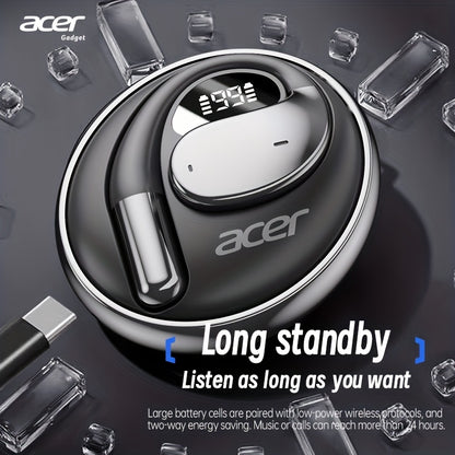 TWS Wireless Headphones with Noise Cancelling for Calls, Sports & Running In-Ear Design, Lightweight Touch Control, Long Battery Life, HIFI Sound, Compatible With Mobile Phones, Tablets, And Laptops With Charging Case