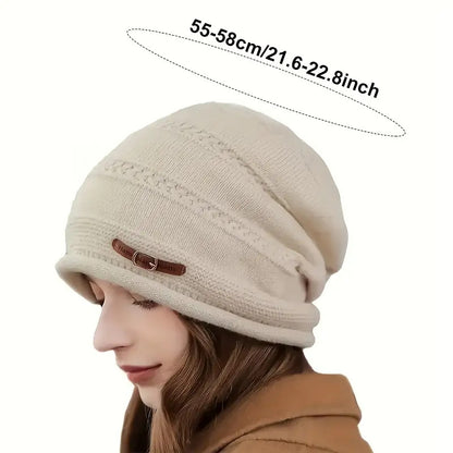 Warm Beanie Hat - Lightweight Winter Cap with Adjustable Buckle Closure, Soft Stretchy Beanie for Men & Women, Outdoor Activities, Christmas, Halloween, New Year'S - (Hand Washable) - Ideal Gift for Mother's/Father'S Day, Fes