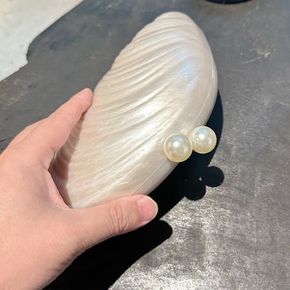 2025 New Acrylic Pearl Shell Bag For Women Shoulder Bag Ladies Fashion Wedding Banquet Evening Bag Bridal Handbag Clutch Purse
