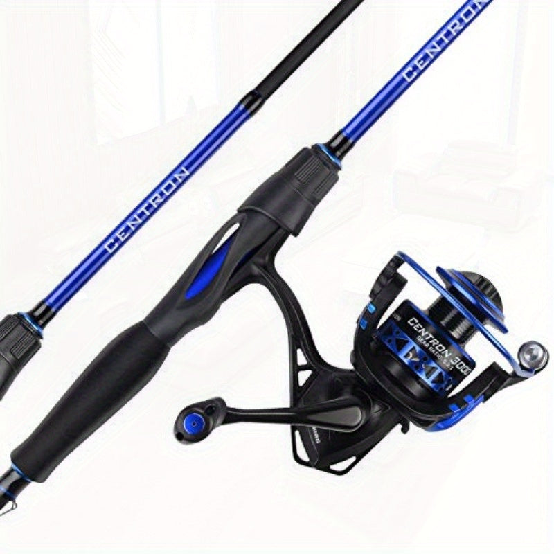 KastKing Centron Fishing Rod and Reel Combo Spinning and Baitcasting Combos IM6 Graphite 2pcs Blanks Stainless Steel Guides with Ceramic Rings Contoured EVA Handles and Fighting Butt
