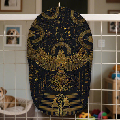 1pc Egyptian Pharaohs 2D Full-Body Print Adjustable Snapback Hat - Funky Tutankhamun & Pharaoh Design, Polyester for Sports, Streetwear, for halloween Costumes, Christmas Parties & Egyptian-Themed Outfits