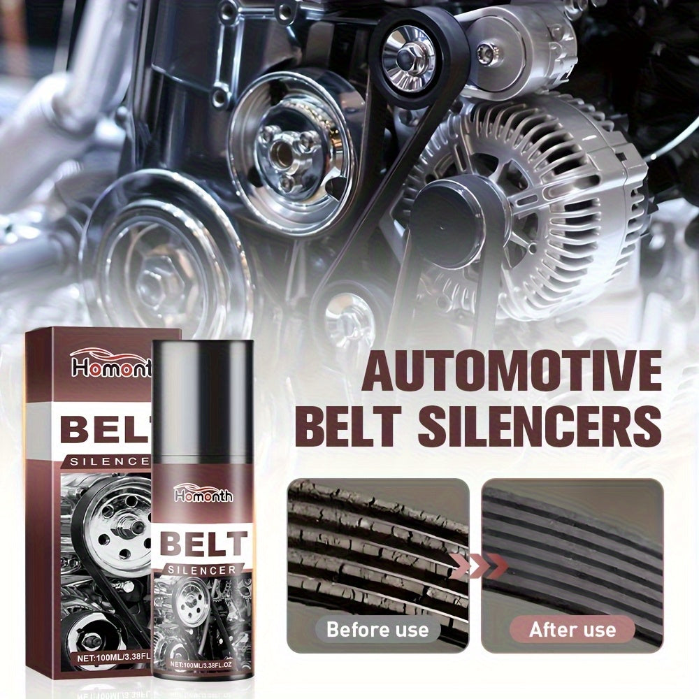3pcs Engine Belt Silencer, Automobile Belt Lubricant, Engine Noise Reduction Spray, Aging Rubber Protectant And PE Formula Can Enhance Durability And Protection, And Are Used for Automobile Engine Belt Protection And Maintena