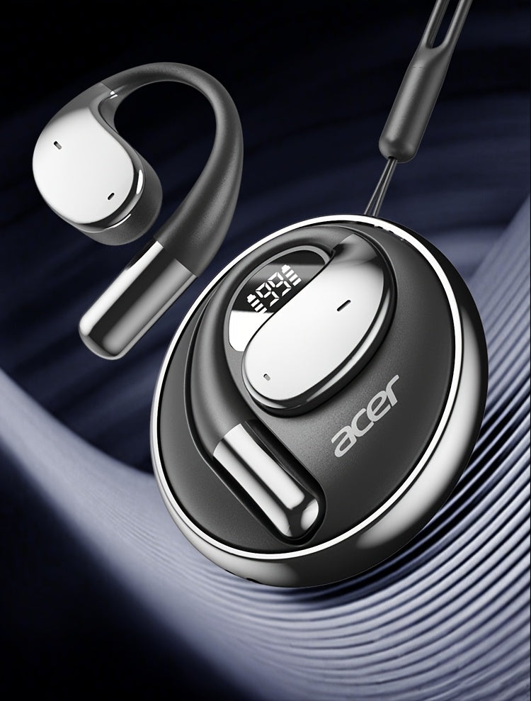 TWS Wireless Headphones with Noise Cancelling for Calls, Sports & Running In-Ear Design, Lightweight Touch Control, Long Battery Life, HIFI Sound, Compatible With Mobile Phones, Tablets, And Laptops With Charging Case