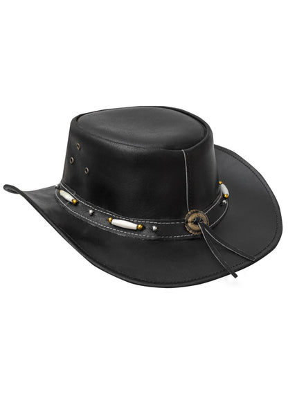 1pc Black Casual Fashion Funky Wide Brim Lightweight Western Cowboy Leather Hat for Men Women, Ideal for Party and Dating, Festival Wear, for party Accessory, Funky Style, Stylish Headwear, Durable Material, Lining, Unisex Ha