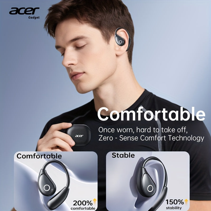 TWS Wireless Headphones, Noise Cancelling In-Ear Design, Lightweight Touch Control Long Battery Life HIFI Sound, Compatible with iOS/Android, Ideal Gift for Calls Sports & Running
