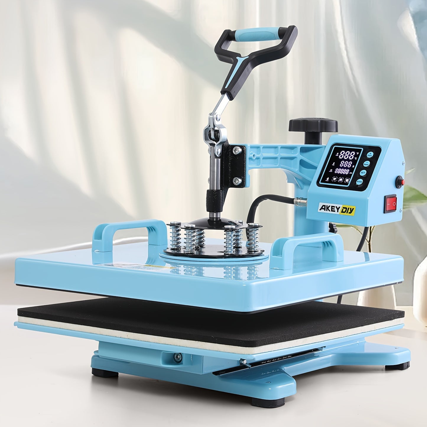 Heat Press Machine - Multifunction 5in 1 with Tumbler Press - 15" X 15" / 12" X 15" Heat Transfer Machine - 360° Swing Away T-Shirt Pressing Machine - Fast And Even Heating - Digital Precise Control - for DIY T-Shirts/Mugs/H
