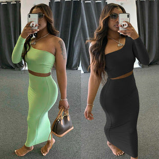 2025 Cross-border Autumn and Winter Basic Bottoming Women's Wear European and American Simple High Neck Long Sleeve Slim-fit bodysuit