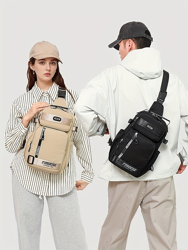 Unisex Fashion Anti-Theft Crossbody Bag - Lightweight Oxford Material, Secure Zip Closure, Adjustable Strap, Perfect for Travel & Everyday Use, Crossbody Ba