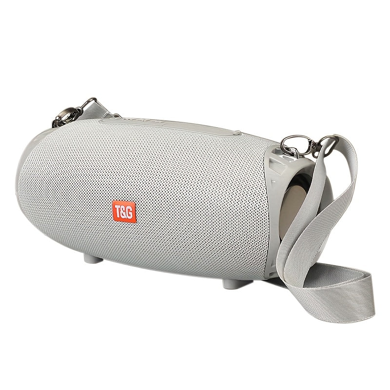 Portable Wireless Speaker - TG534 with Dual Speakers - TWS Stereo Hi-Res Audio - Hands-free Call/FM/TF Card/U Disk - Connect to Mobile Phone/Tablet/TV - Support Plug-in Card U Disk - Compatible with TF Card/USB Drive/FM Built