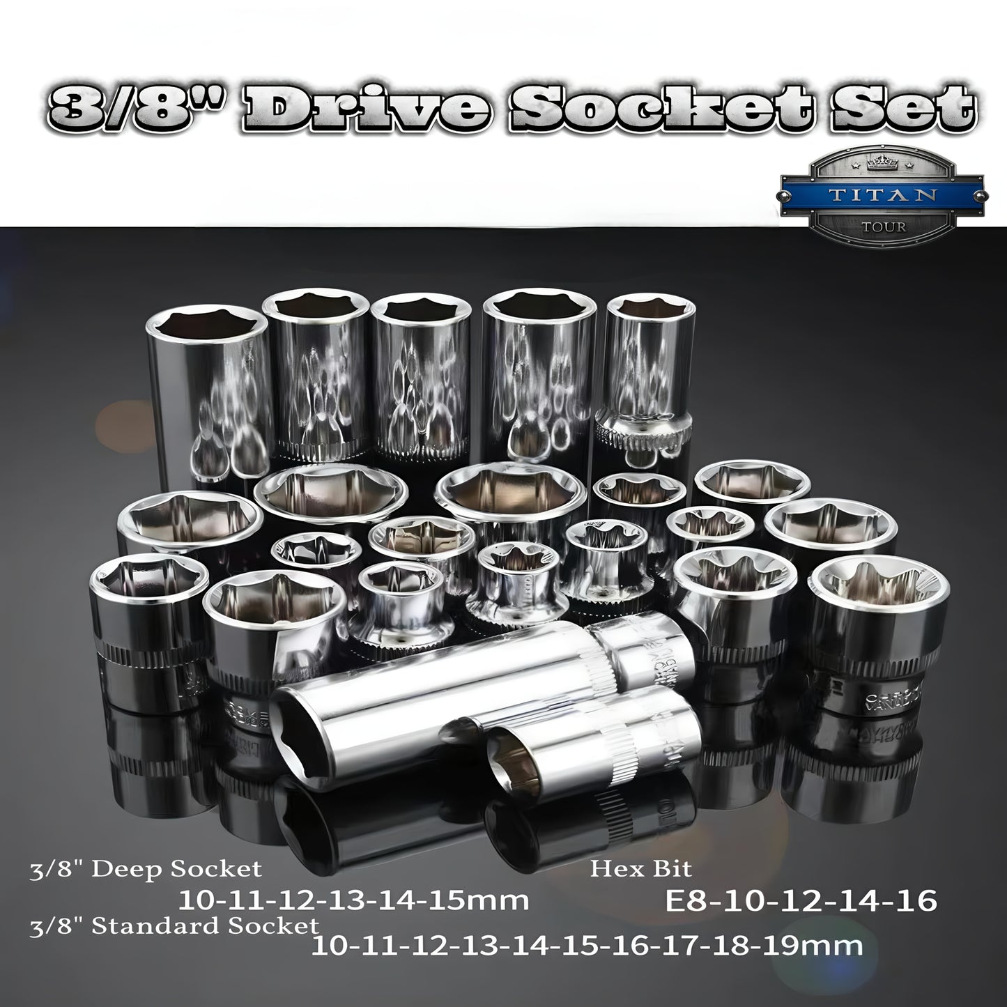 Latest High-end Professional 222pcs Mechanical Tool Set, 1/4 "and 3/8" And 1/2 "drive 24/72 Tooth Ratchet, Socket Wrench Set Metric CR-V, Suitable for General Professional Mechanics, Automotive And Home Repairs, Motorcycle Ti