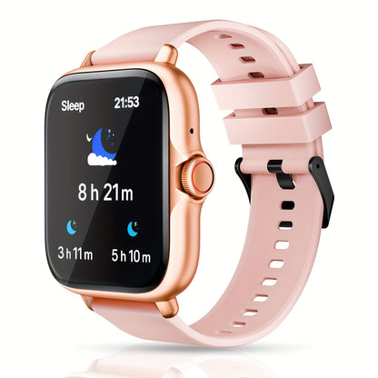 Multifunctional Sports Smart Watch for Men & Women, 1.83'' Full Touch Screen with Wireless Calling & Messaging, Pedometer, Fitness Tracker Smartwatch, for iPhone Android Cell Phones, Smartbands Fitness Watch for Women Men Fri