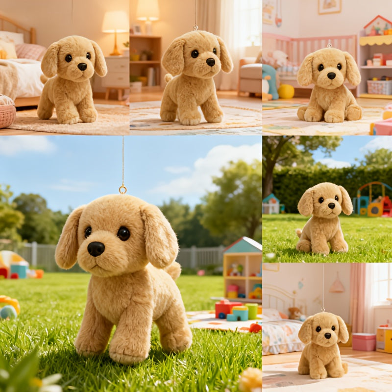 Two Lifelike Robot Puppies, Realistic Puppy Toys That Walk And Make Sounds, Super Cute And Soft Mini Robot Puppies, Perfect for Halloween And Christmas Gifts, Come In A Lovely Gift Box.